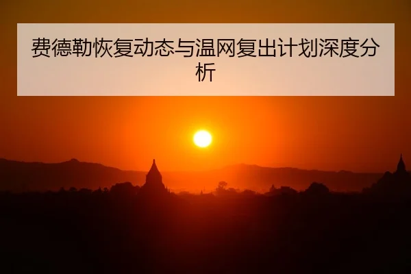 费德勒恢复动态与温网复出计划深度分析